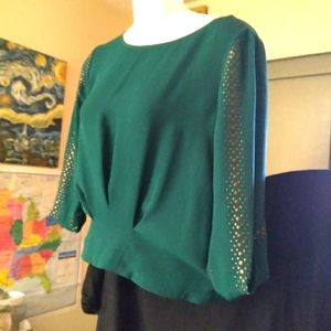 Beautiful jade green blouse. DRY CLEAN ONLY